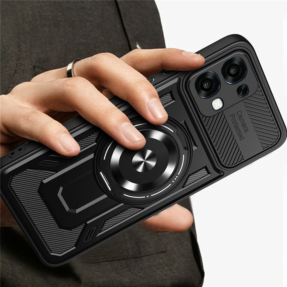 Case for Oppo A6 Pro 5G / A6 Pro 4G, Techsuit, RuggedCam, Blue