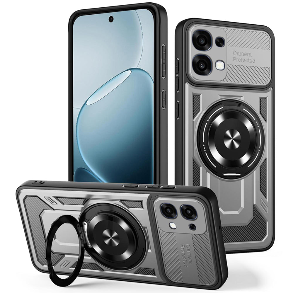 Case for Oppo A6 Pro 5G / A6 Pro 4G, Techsuit, RuggedCam, Gray