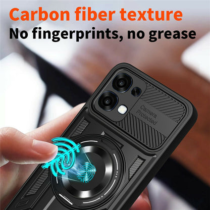 Custodia per Oppo A6 Pro 5G / A6 Pro 4G, Techsuit, RuggedCam, Nera