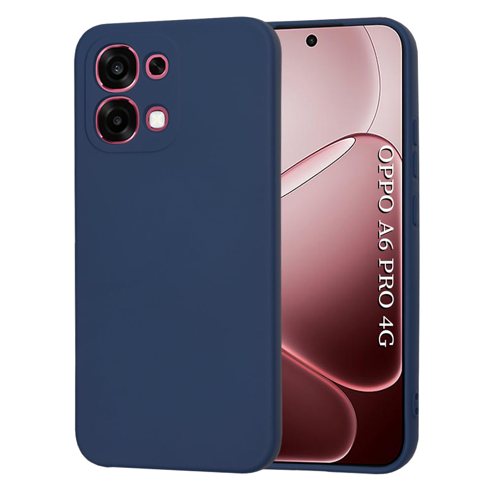 Custodia per Oppo A6 Pro 5G / A6 Pro 4G, Techsuit, SoftFlex, Blu marino