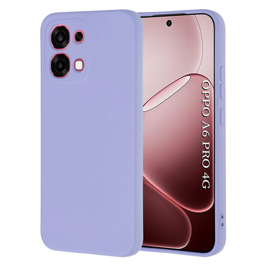 Custodia per Oppo A6 Pro 5G / A6 Pro 4G, Techsuit, SoftFlex, Viola Chiaro