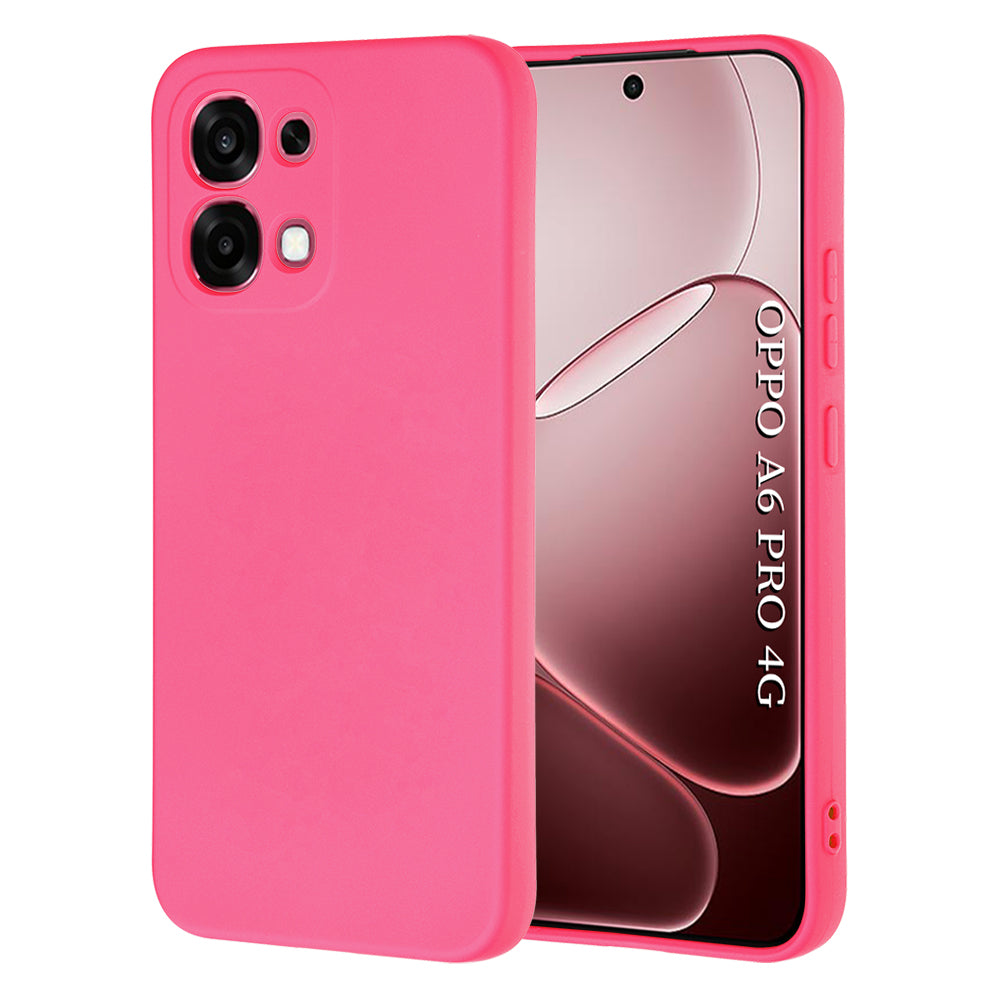 Custodia per Oppo A6 Pro 5G / A6 Pro 4G, Techsuit, SoftFlex, Rosa Scuro