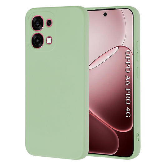 Custodia per Oppo A6 Pro 5G / A6 Pro 4G, Techsuit, SoftFlex, Verde Chiaro