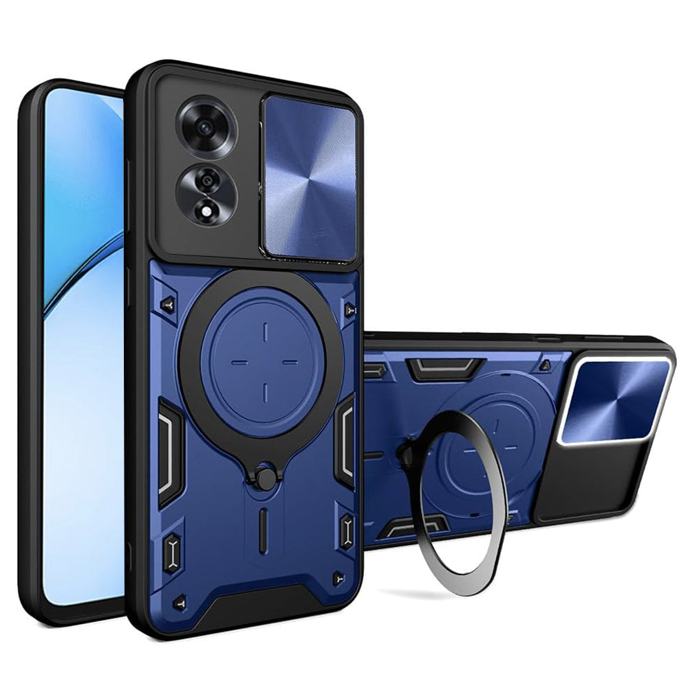 Custodia per Oppo A60, Techsuit, CamGuard Pro, Blu