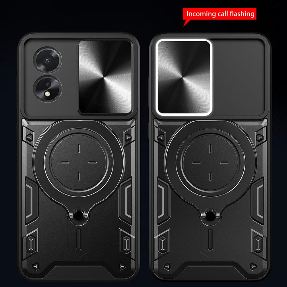 Custodia per Oppo A60, Techsuit, CamGuard Pro, Blu