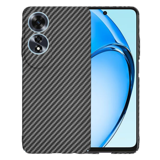 Custodia per Oppo A60, Techsuit, Carbonite FiberShell, Nera