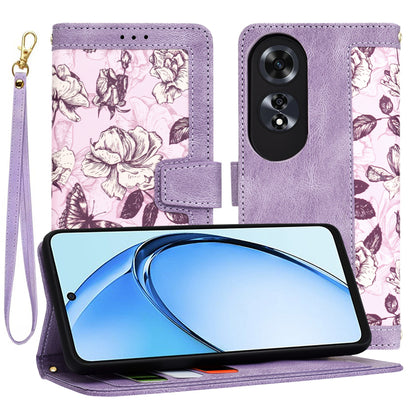 Custodia per Oppo A60, Techsuit, FlipCraft, Viola