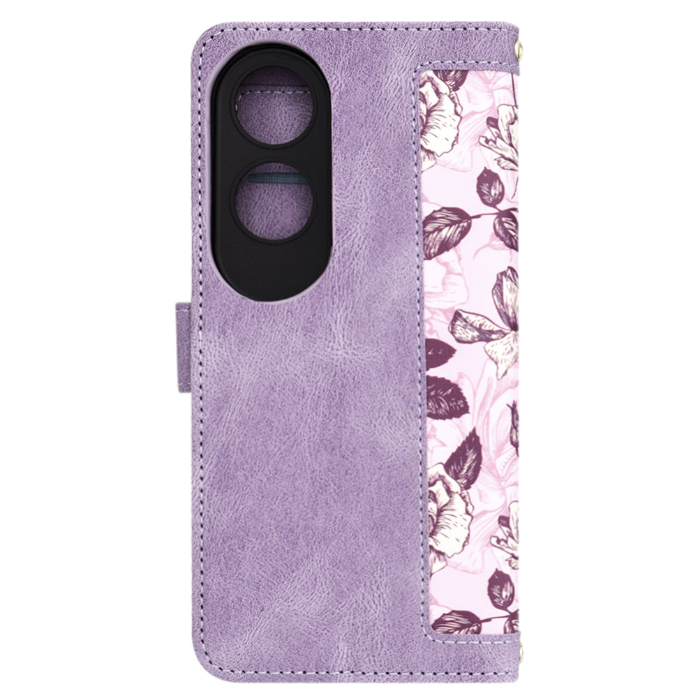 Custodia per Oppo A60, Techsuit, FlipCraft, Viola