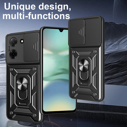 Custodia per Oppo A6k 4G / A6x 4G / A6x, Techsuit, CamShield, Blu