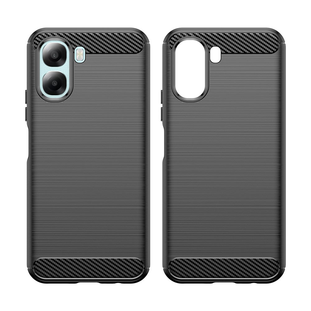 Case for Oppo A6x 4G / A6x, Techsuit, Carbon, Black
