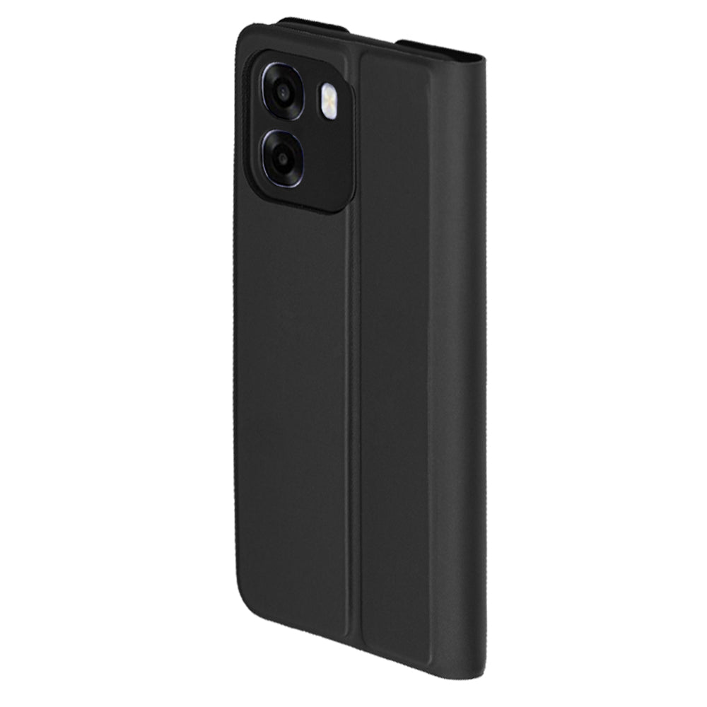 Custodia per Oppo A6x 4G / A6x, Techsuit, Magskin Book, Nera