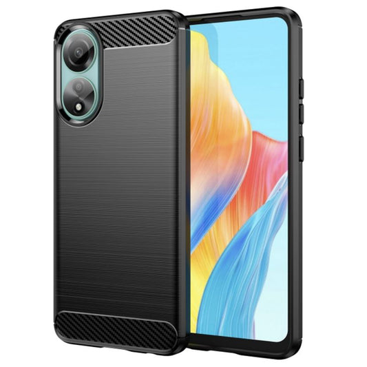 Custodia per Oppo A78 4G, Techsuit, Carbonio, Nera
