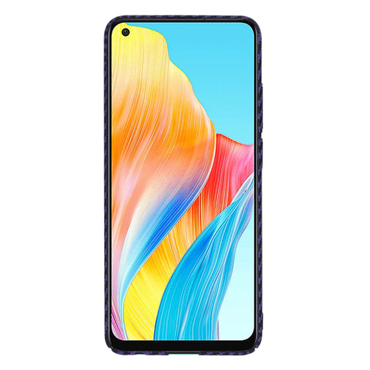Custodia per Oppo A78 4G, Techsuit, Carbonite FiberShell, Viola