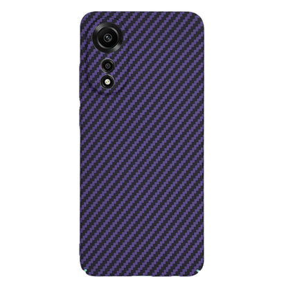 Custodia per Oppo A78 4G, Techsuit, Carbonite FiberShell, Viola