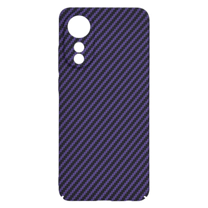 Custodia per Oppo A78 4G, Techsuit, Carbonite FiberShell, Viola