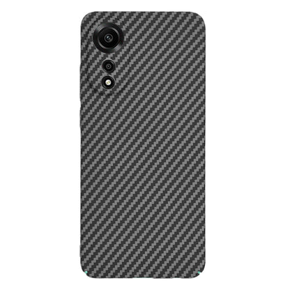 Custodia per Oppo A78 4G, Techsuit, Carbonite FiberShell, Nera