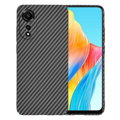Custodia per Oppo A78 4G, Techsuit, Carbonite FiberShell, Nera