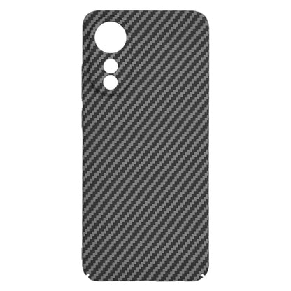 Custodia per Oppo A78 4G, Techsuit, Carbonite FiberShell, Nera