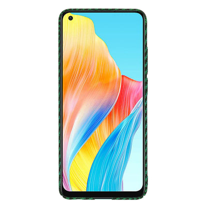 Custodia per Oppo A78 4G, Techsuit, Carbonite FiberShell, Verde