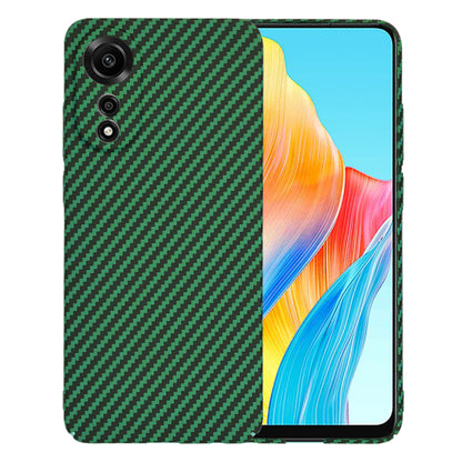 Custodia per Oppo A78 4G, Techsuit, Carbonite FiberShell, Verde