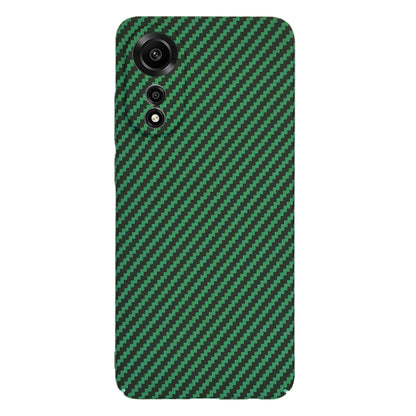 Custodia per Oppo A78 4G, Techsuit, Carbonite FiberShell, Verde