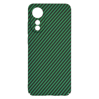 Custodia per Oppo A78 4G, Techsuit, Carbonite FiberShell, Verde