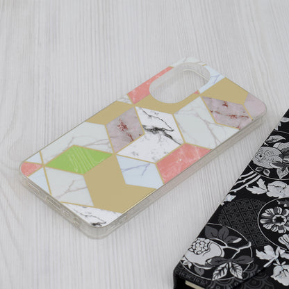 Custodia per Oppo A78 4G, Techsuit, Marble, Viola