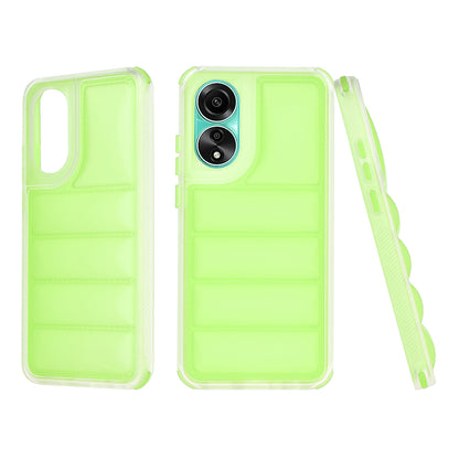 Custodia per Oppo A78 4G, Techsuit, Wave Shield, Verde