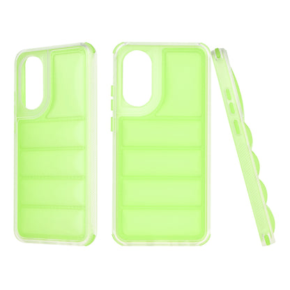 Custodia per Oppo A78 4G, Techsuit, Wave Shield, Verde