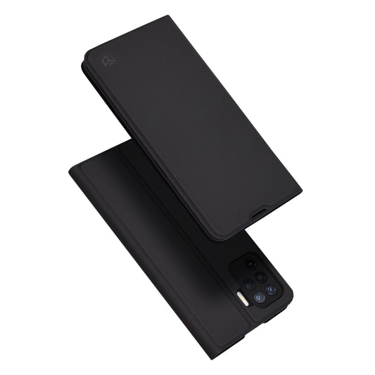 Custodia per Oppo A94 / Reno5 Lite, Techsuit, Magskin Book, Nera
