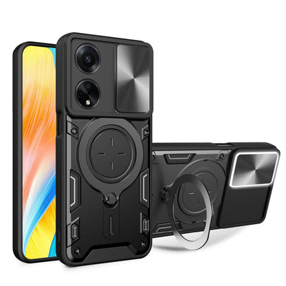 Custodia per Oppo A98, Techsuit, CamGuard Pro, Nera