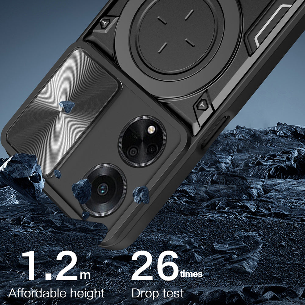 Custodia per Oppo A98, Techsuit, CamGuard Pro, Nera