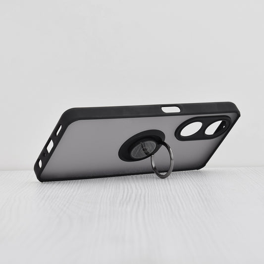 Custodia per Oppo A98, Techsuit, Glinth, Nera