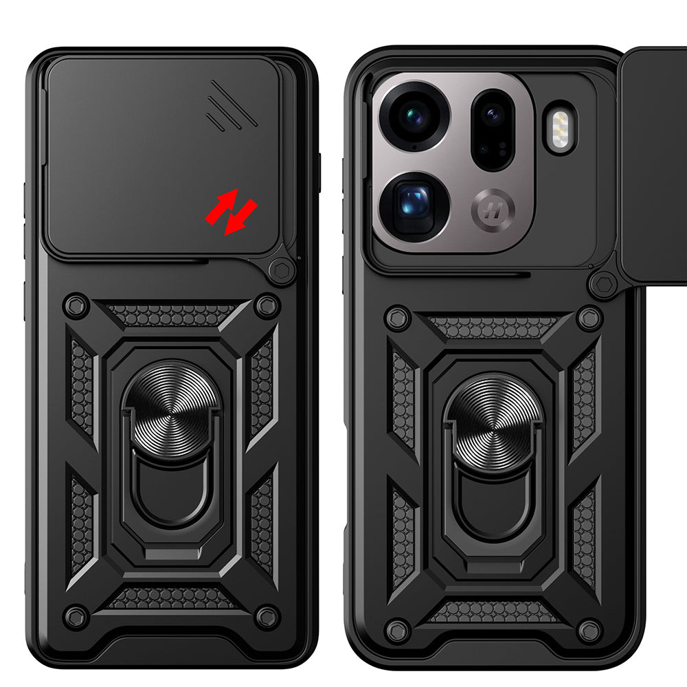 Case for Oppo Find X9 Pro, Techsuit, CamShield, Black