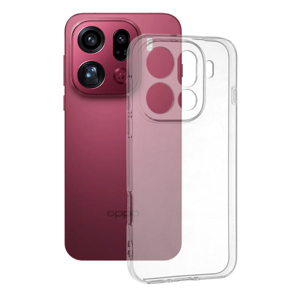 Custodia per Oppo Find X9 Pro, Techsuit, Clear, Trasparente