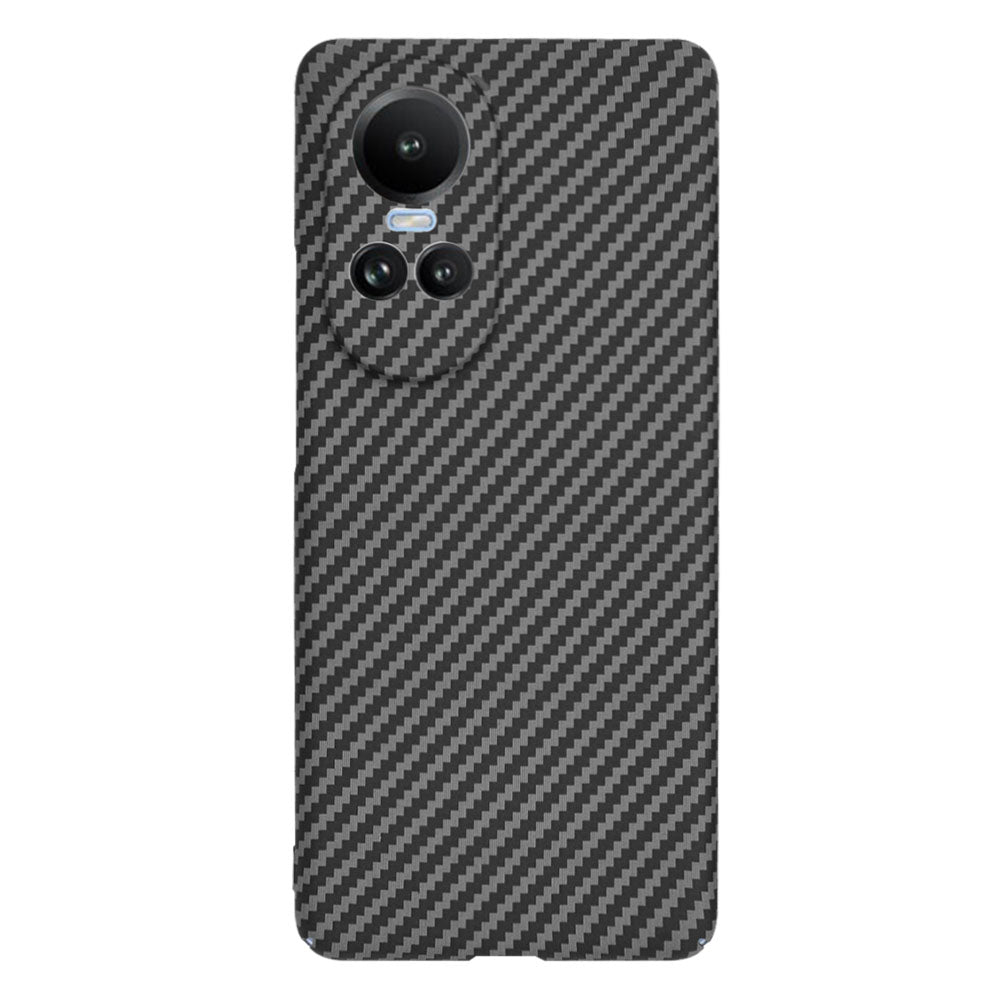Custodia per Oppo Reno10 / Reno10 Pro, Techsuit, Carbonite FiberShell, Nera