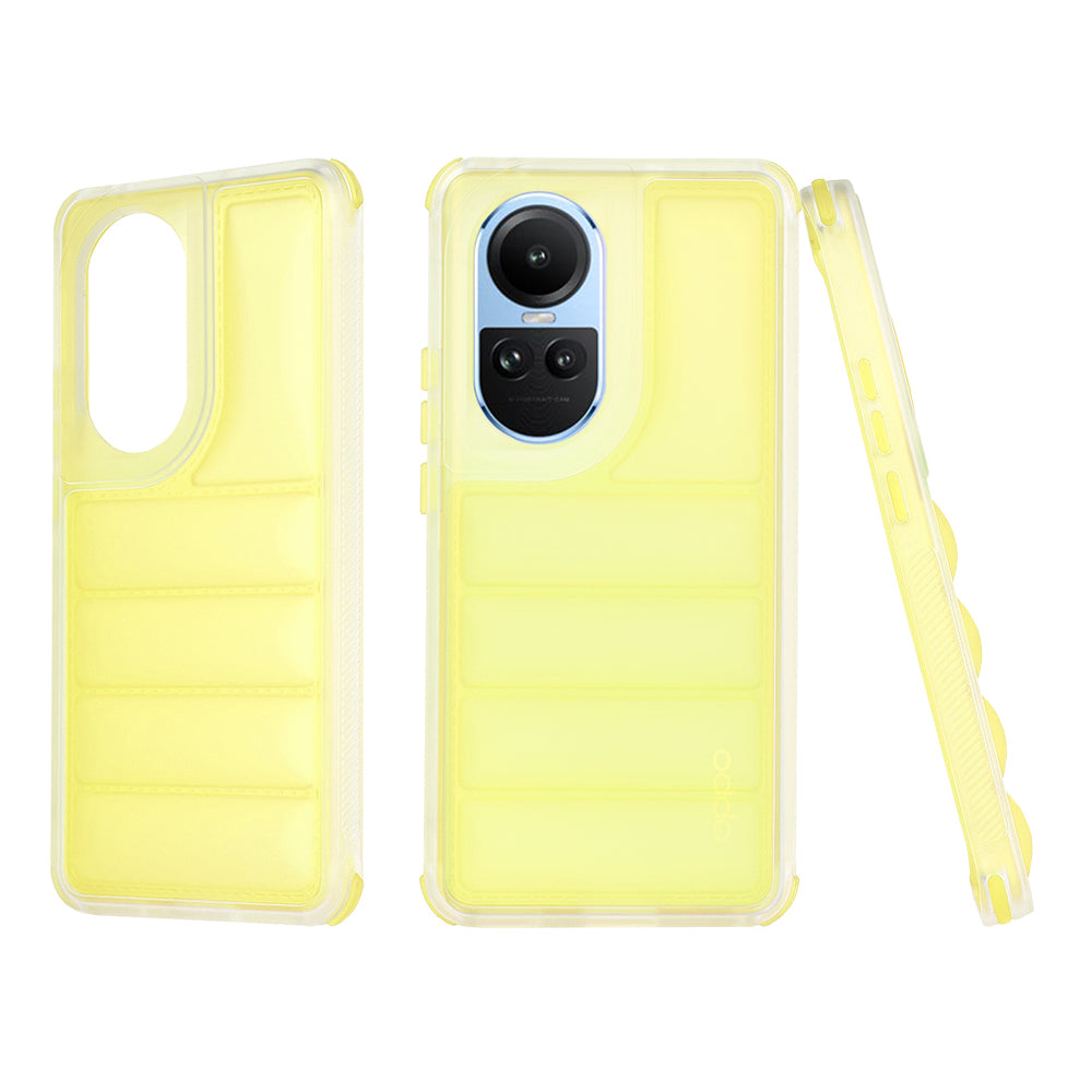 Custodia per Oppo Reno10 / Reno10 Pro, Techsuit, Wave Shield, Gialla