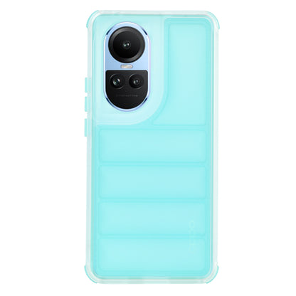 Custodia per Oppo Reno10 / Reno10 Pro, Techsuit, Wave Shield, Turchese