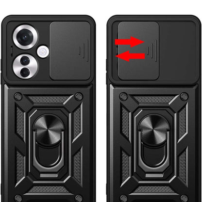 Custodia per Oppo Reno11 F, Techsuit, CamShield, Nera