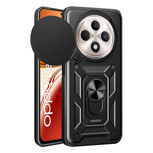 Custodia per Oppo Reno12 FS 5G / Reno12 FS 4G / Reno12 F 4G / Reno12 F, Techsuit, CamShield, Nera