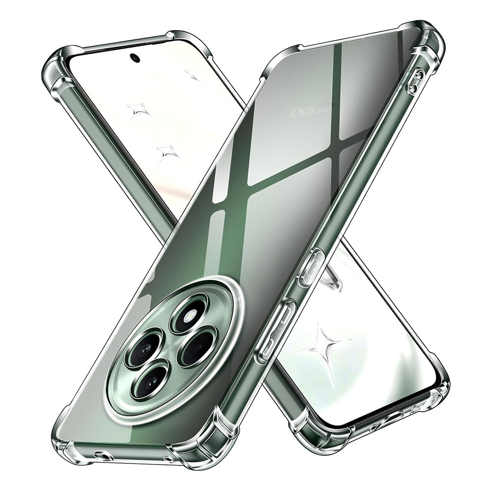 Custodia per Oppo Reno12 FS 5G / Reno12 FS 4G / Reno12 F 4G / Reno12 F, Techsuit, Shockproof Clear, Trasparente