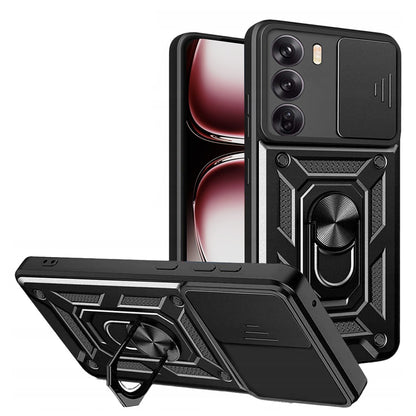 Custodia per Oppo Reno12 Pro, Techsuit, CamShield, Nera