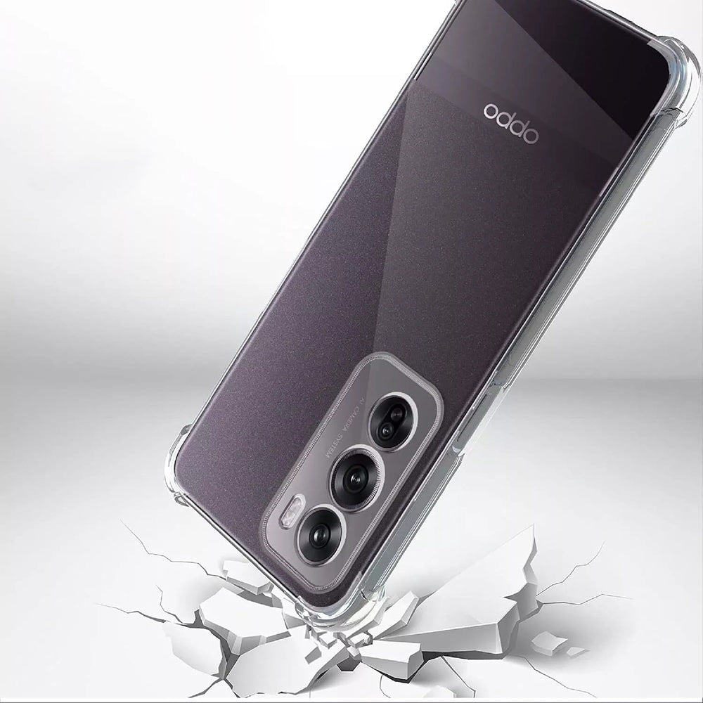 Custodia per Oppo Reno12 Pro, Techsuit, Shockproof Clear, Trasparente