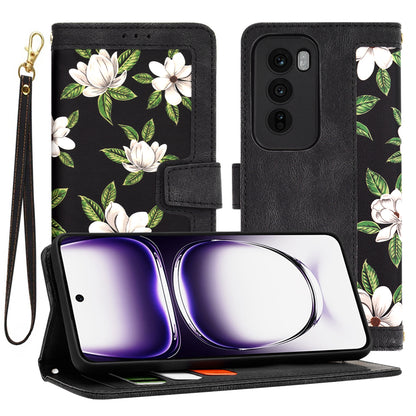 Custodia per Oppo Reno12, Techsuit, FlipCraft, Nera