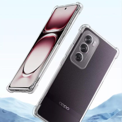 Custodia per Oppo Reno12, Techsuit, Shockproof Clear, Trasparente