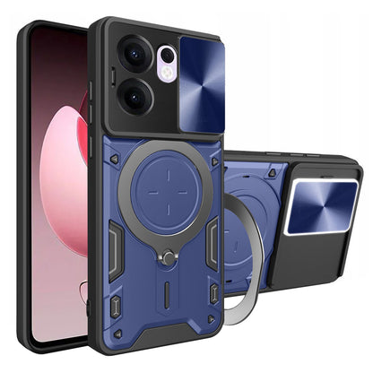 Custodia per Oppo Reno13 FS 5G / Reno13 F 4G / Reno13 F, Techsuit, CamGuard Pro, Blu