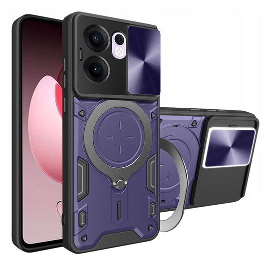 Custodia per Oppo Reno13 FS 5G / Reno13 F 4G / Reno13 F, Techsuit, CamGuard Pro, Viola