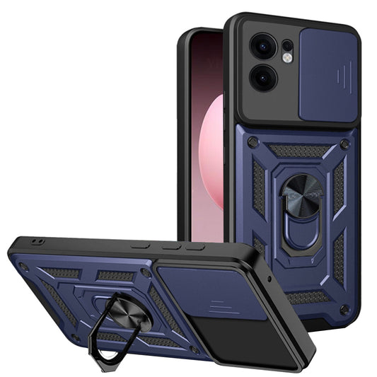 Custodia per Oppo Reno13 FS 5G / Reno13 F 4G / Reno13 F, Techsuit, CamShield, Blu