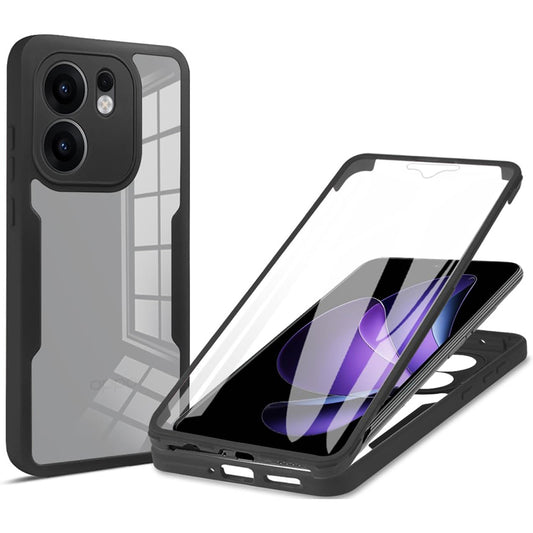 Custodia per Oppo Reno13 FS 5G / Reno13 F 4G / Reno13 F, Techsuit, ColorVerse 360, Nera