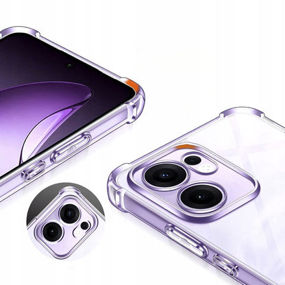 Custodia per Oppo Reno13 FS 5G / Reno13 F 4G / Reno13 F, Techsuit, Shockproof Clear, Trasparente